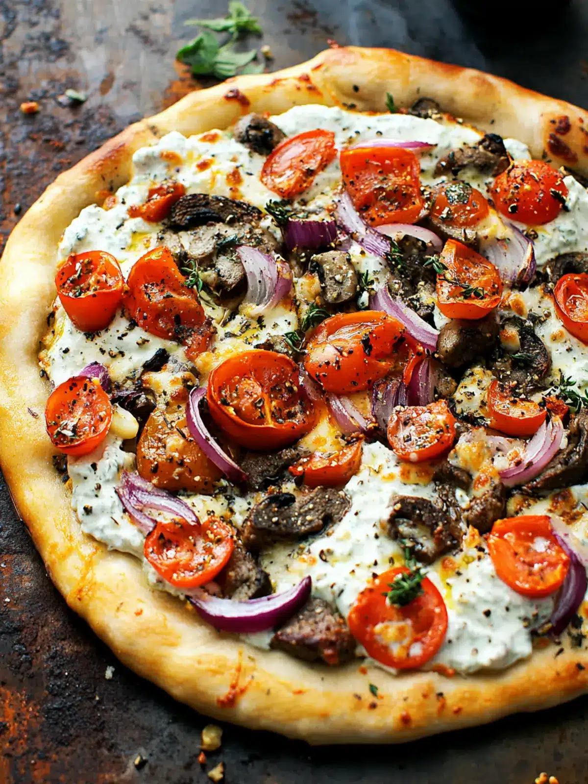 Gyro Pizza with a Tzatziki Drizzle You Can't Resist 3 Gyro Pizza with a Tzatziki Drizzle