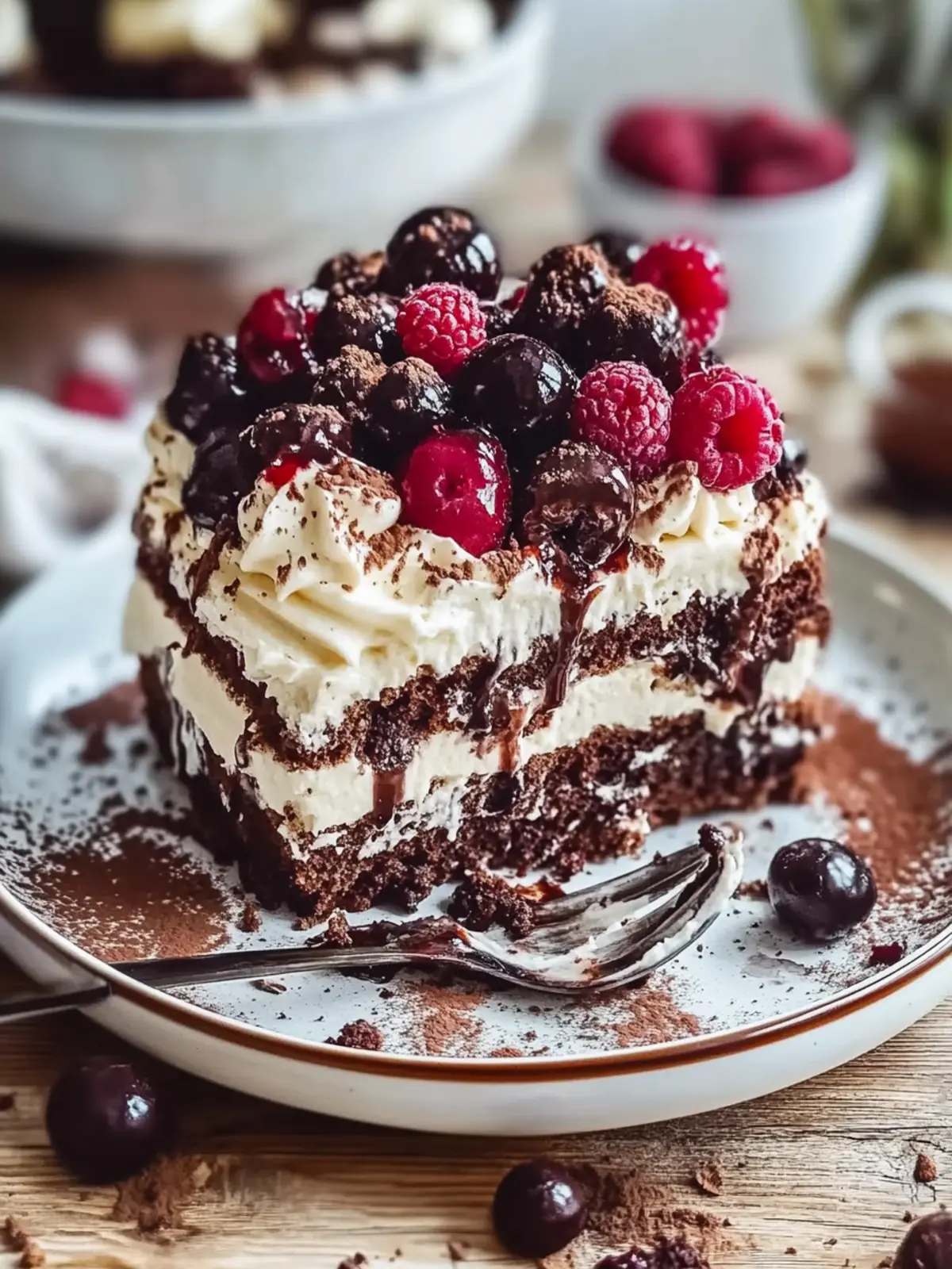 Indulge in Vegan Black Forest Tiramisu That Wows! 3 Vegan Black Forest Tiramisu