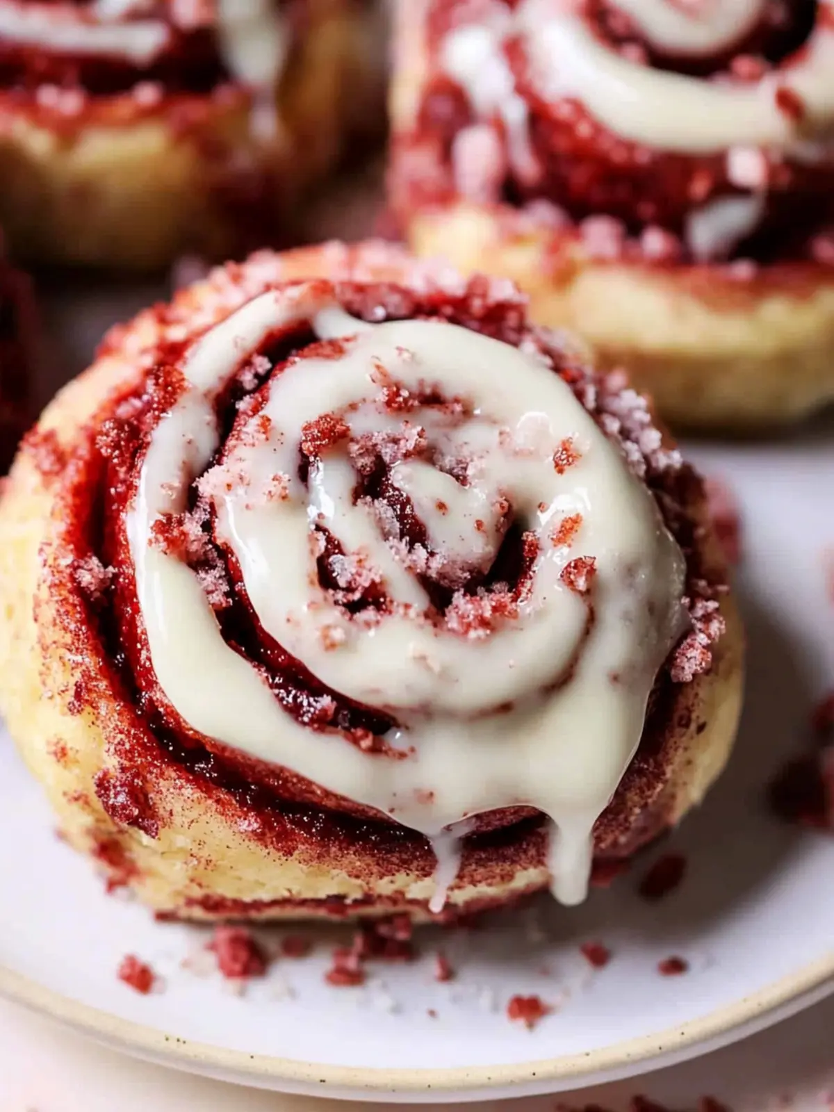 Irresistibly Soft Red Velvet Cinnamon Rolls with Cream Cheese Frosting 5 Red Velvet Cinnamon Rolls