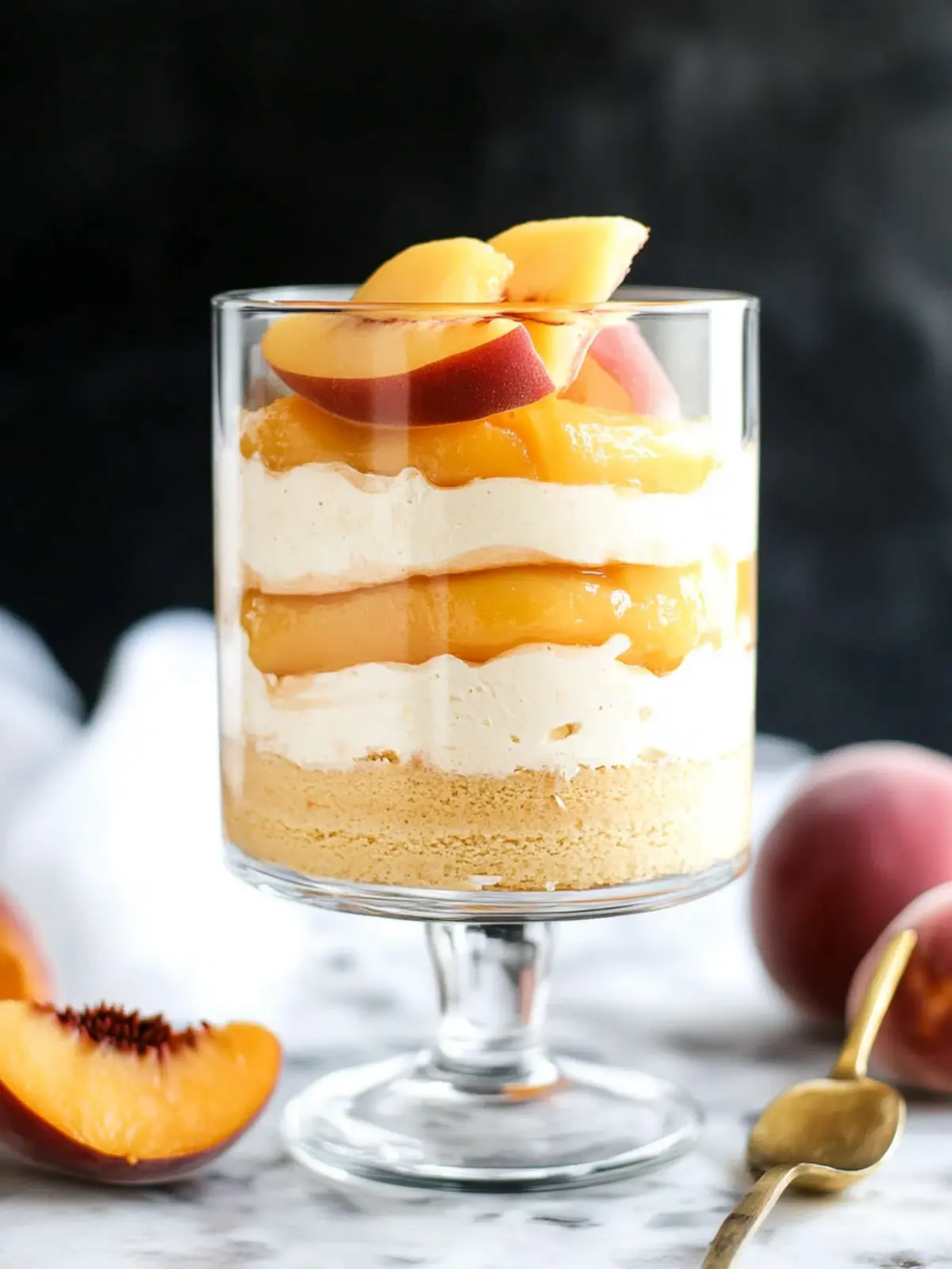 Irresistible Peach Mousse Trifle for Sweet Summer Bliss 4 Peach Mousse Trifle