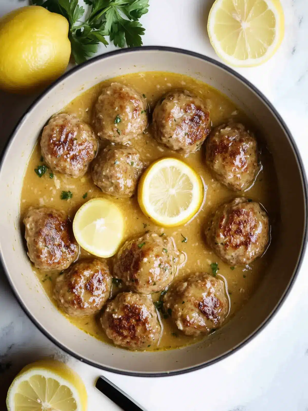 Savory Meatballs In Lemon Sauce That Brighten Your Day 3 Meatballs In Lemon Sauce