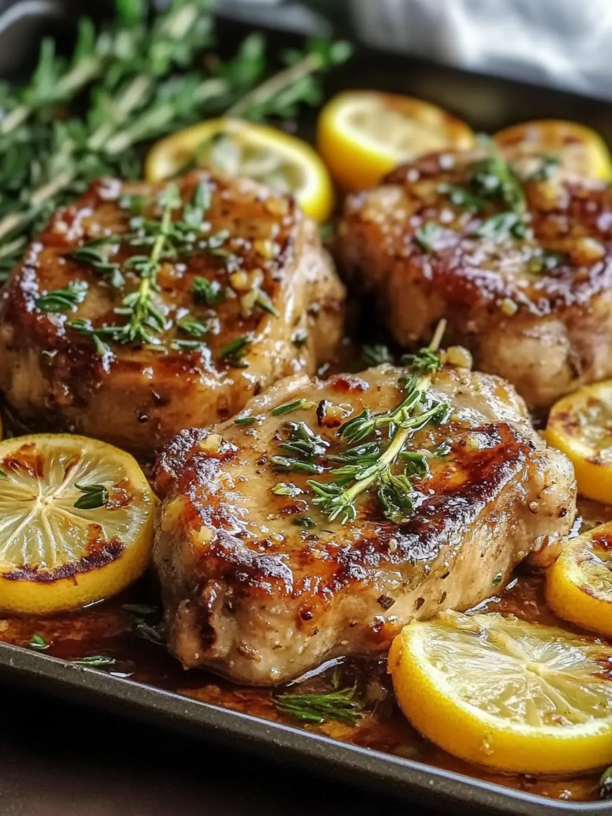 Sheet Pan Lemon Garlic Pork Chops: Simple, Flavor-Packed Dinner 4 Sheet Pan Lemon Garlic Pork Chops