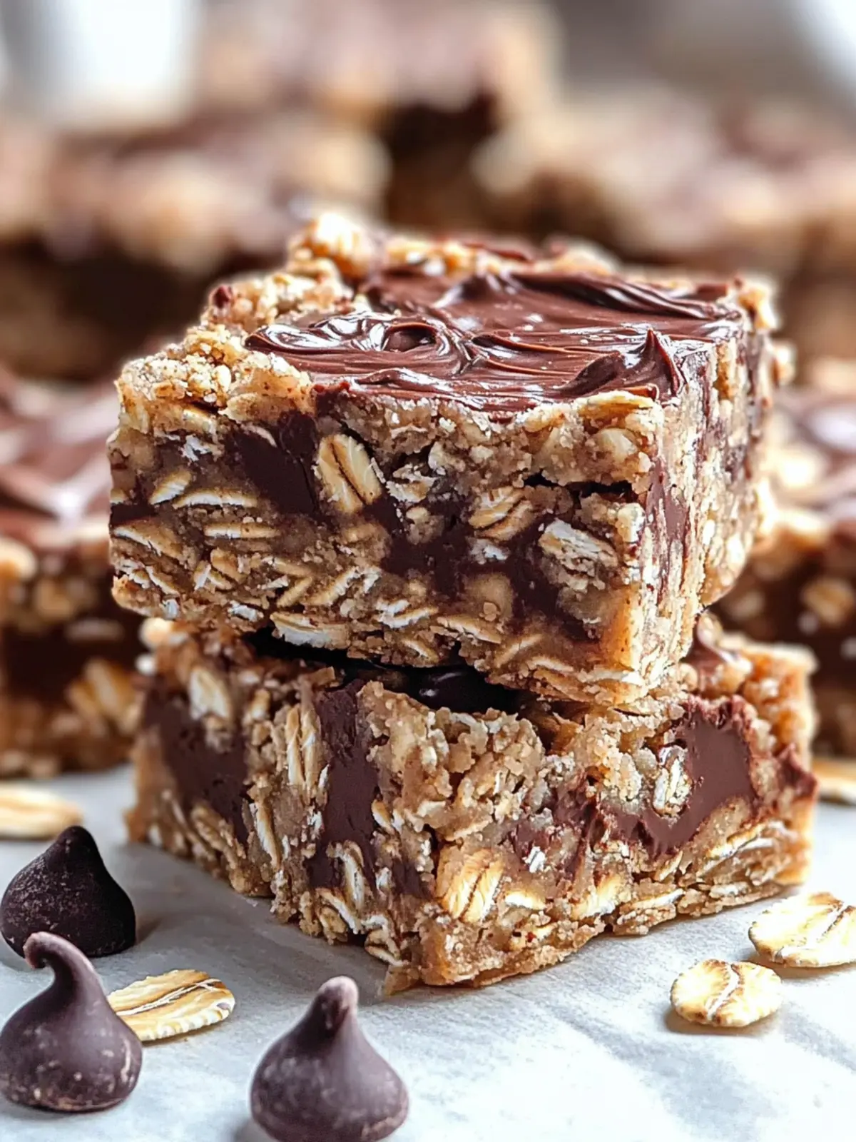 Delicious No Bake Chocolate Oatmeal Bars You'll Crave 2 Chocolate Oatmeal Bars