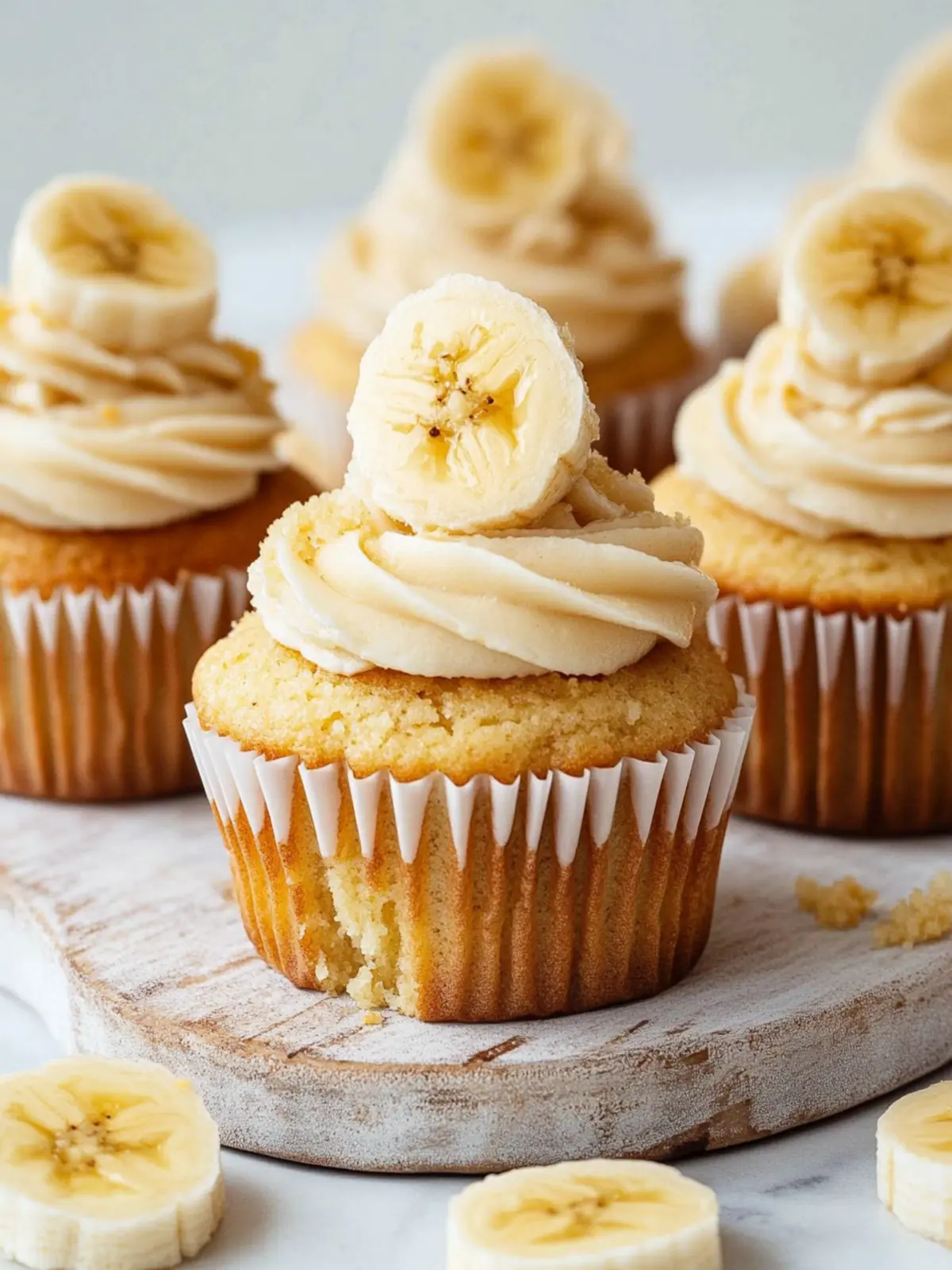 Delicious Banana Cupcakes That Will Brighten Your Day 3 Banana Cupcakes