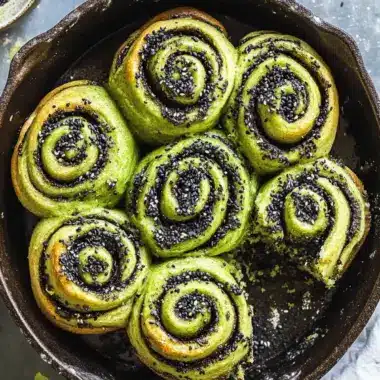 Vegan Matcha Black Sesame Cinnamon Rolls You’ll Adore 10 Vegan Matcha Black Sesame Cinnamon Rolls