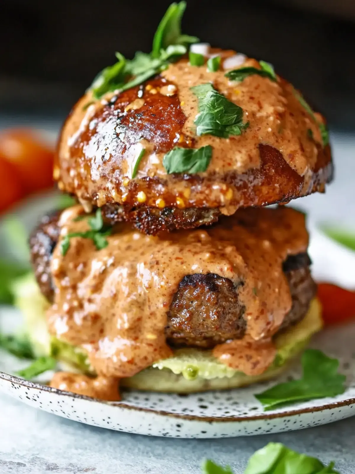 Keto Feta Burgers with Tomato Cream Sauce You’ll Crave! 5 Keto Feta Burgers With Tomato Cream Sauce