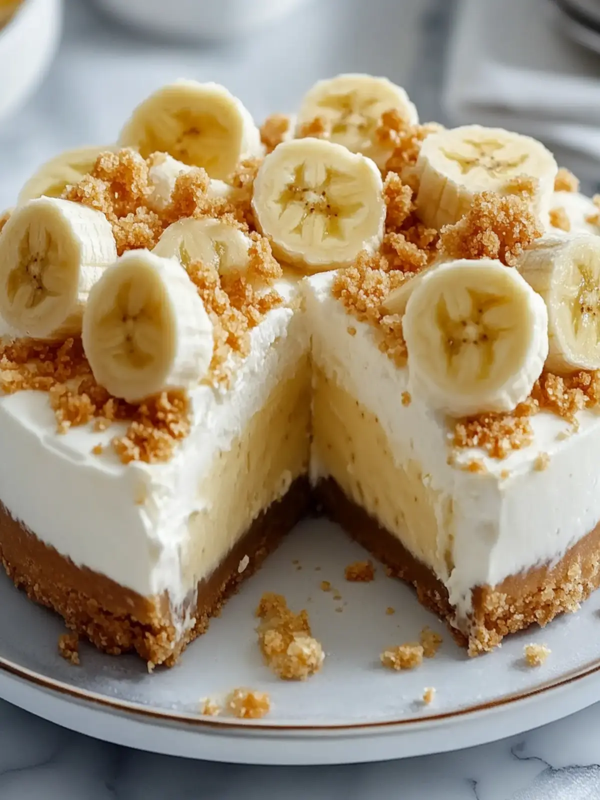 Indulge in Creamy Banana Pudding Cheesecake Bliss at Home 5 Creamy Banana Pudding Cheesecake