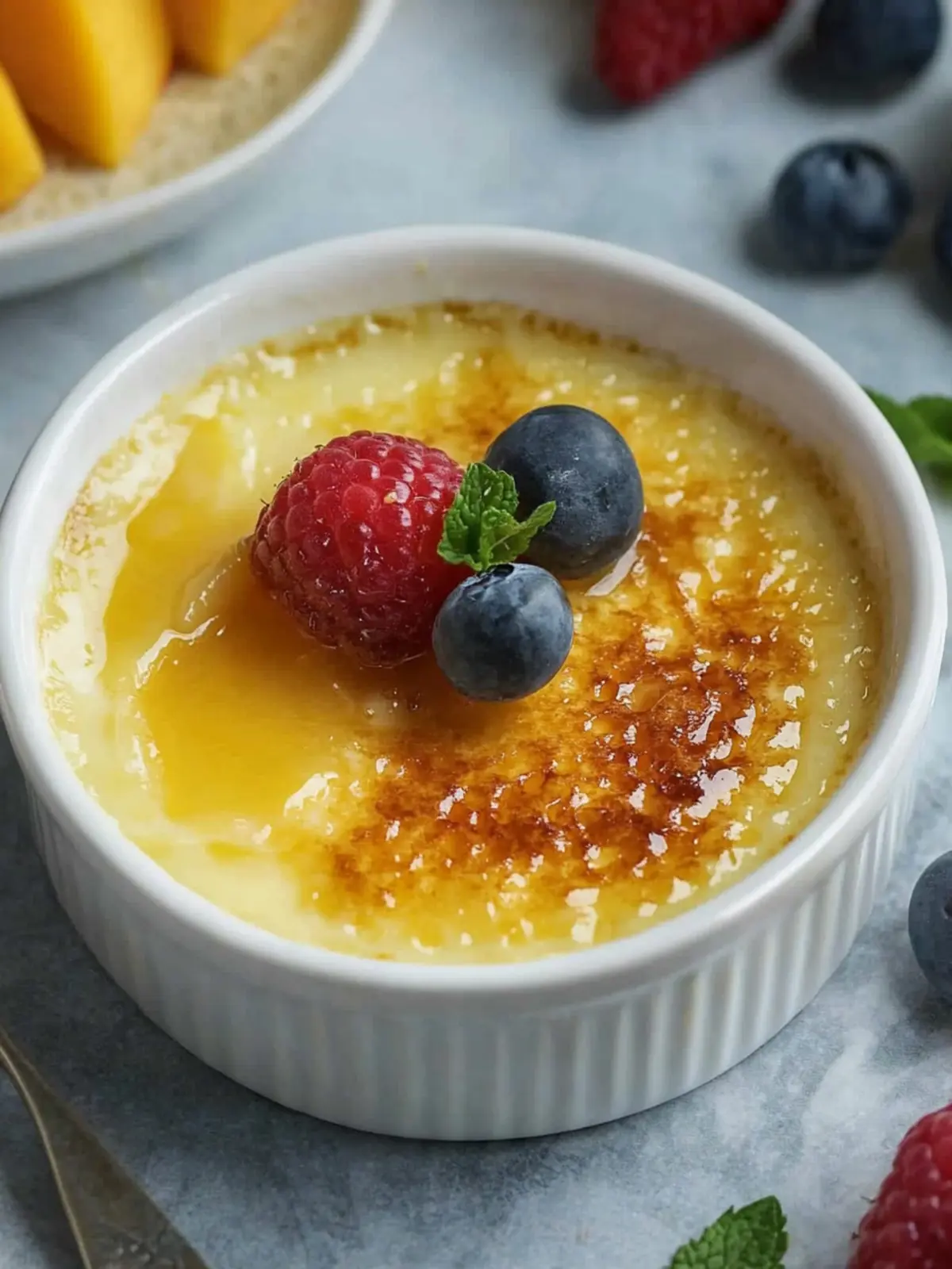 Decadent Dairy-Free Mango Crème Brûlée You'll Love 2 Dairy-Free Mango Crème Brûlée