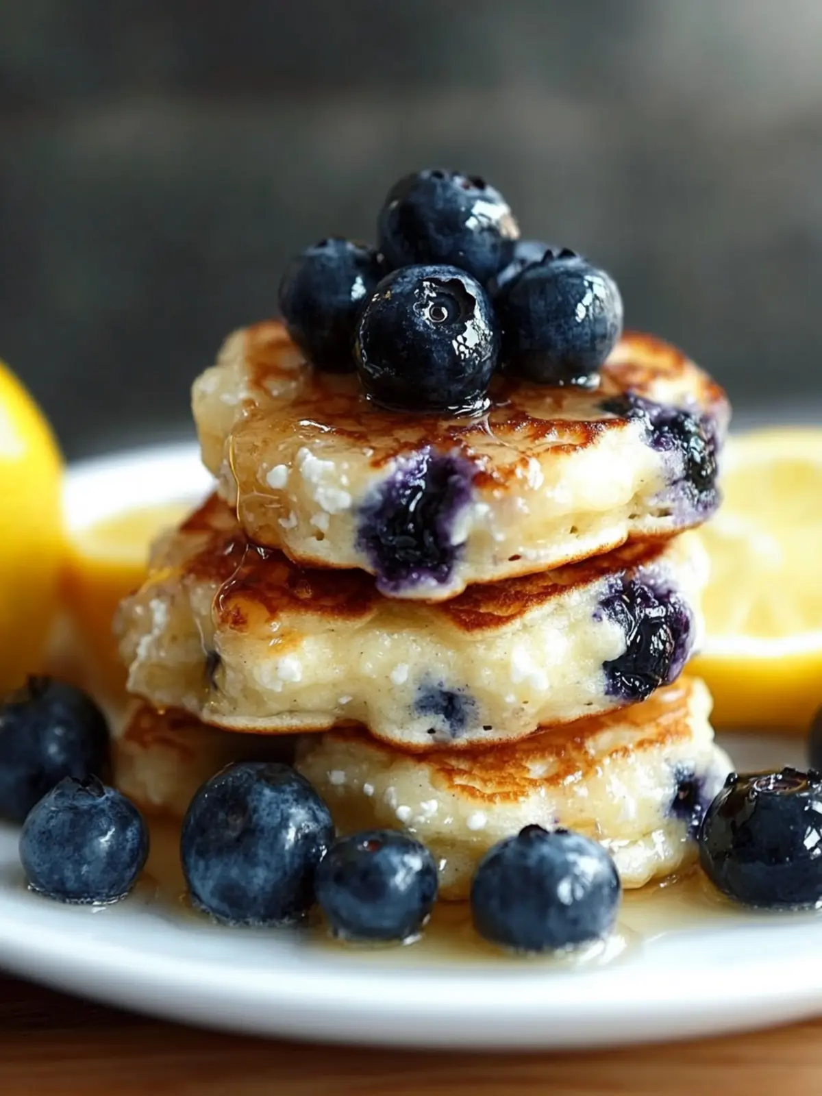 Lemon Blueberry Cottage Cheese Pancake Bites for a Healthier Breakfast 4 Lemon Blueberry Cottage Cheese Pancake Bites