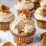 Decadent Biscoff Cupcakes with Dreamy Buttercream Bliss 8 Biscoff Cupcakes with Biscoff Buttercream
