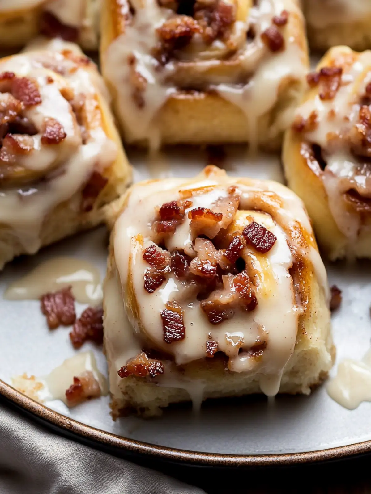 Indulge in Bourbon Maple Bacon Cinnamon Rolls You Can't Resist 5 Bourbon Maple Bacon Cinnamon Rolls