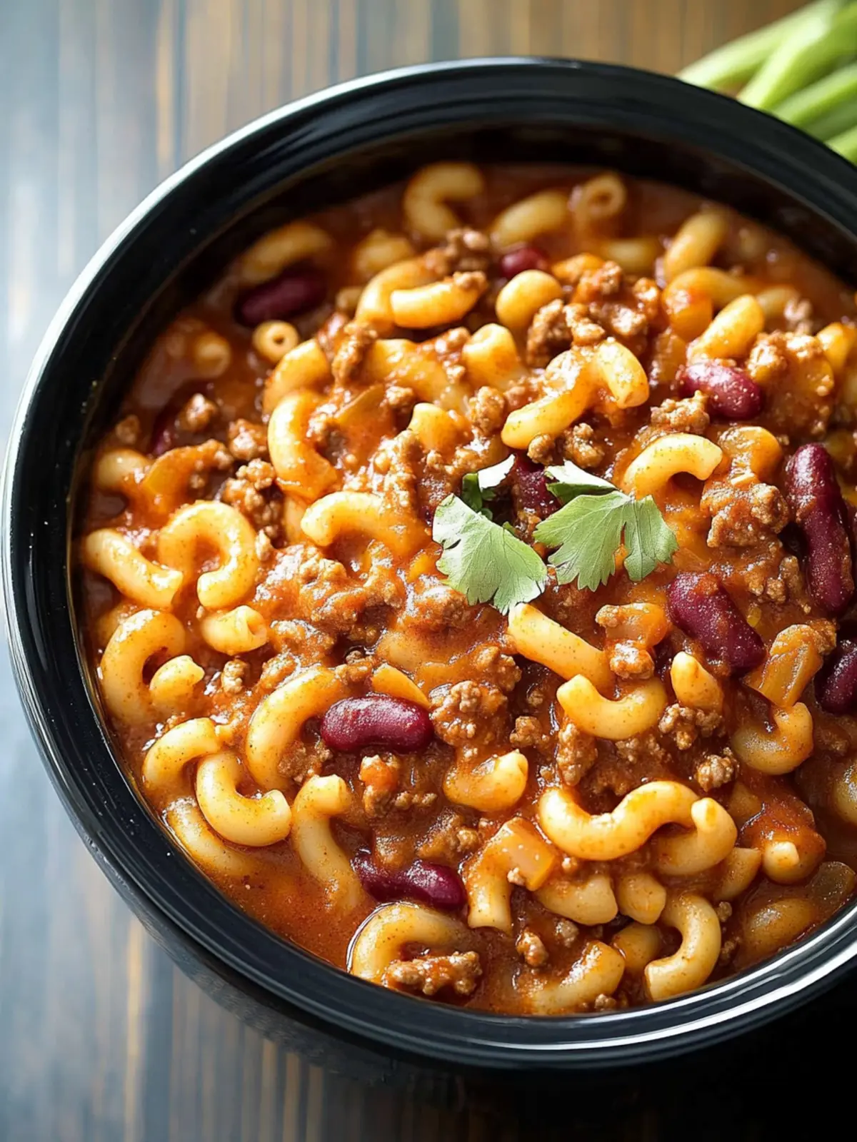 Savory Crock Pot Cheddar Chili Mac for Cozy Nights In 3 Crock Pot Cheddar Chili Mac