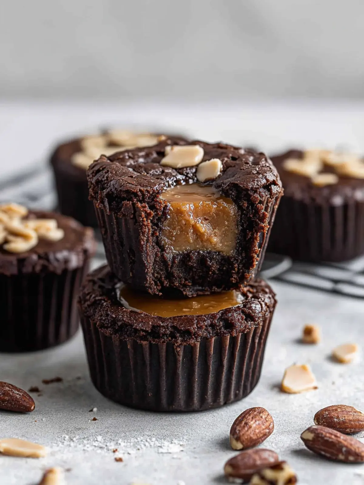 Decadent Peanut Butter Brownie Cups Easy No-Bake Delight 3 Peanut Butter Brownie Cups