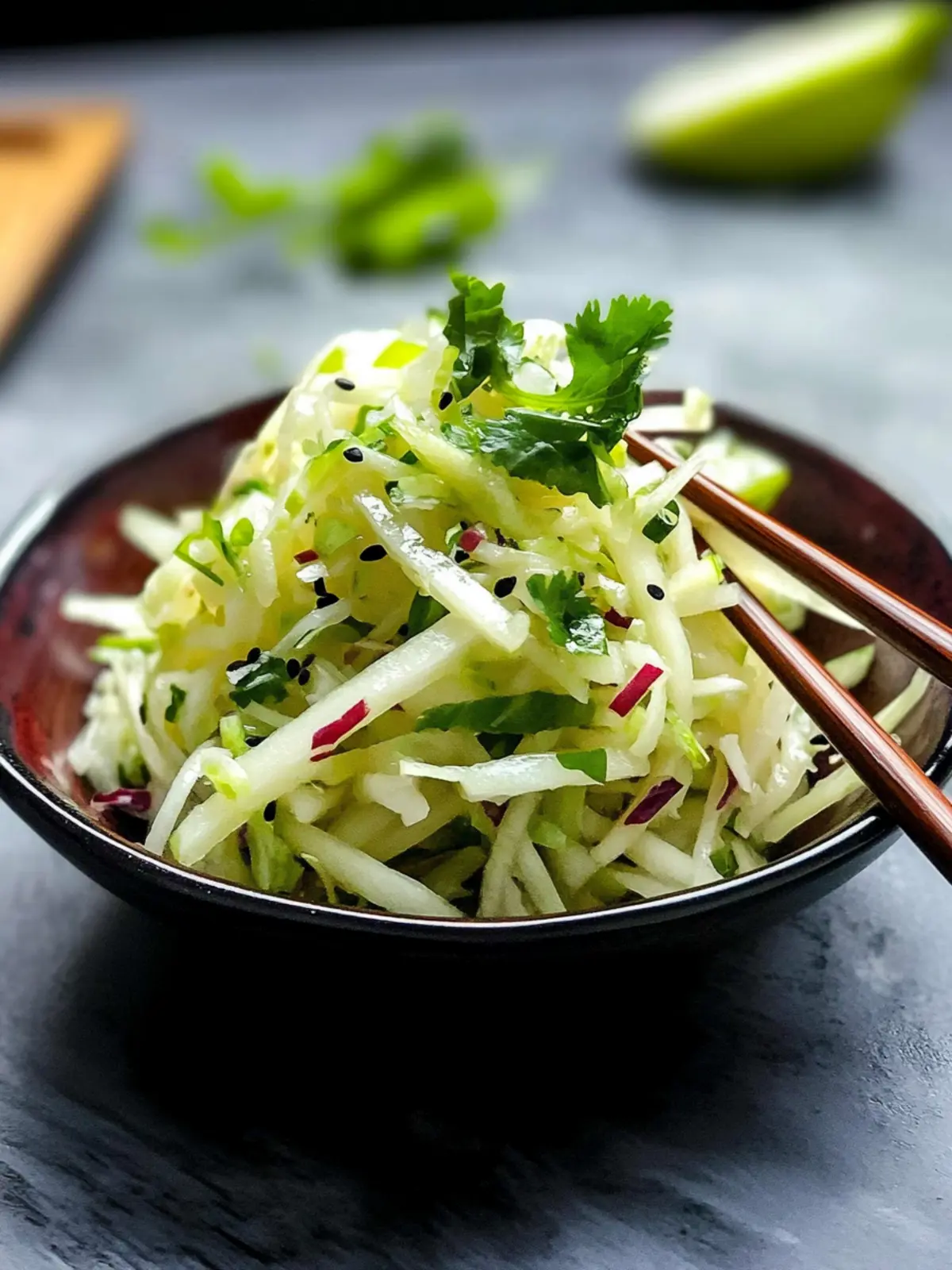 Zesty Asian Pear Slaw: A Crunchy Twist for Your Table 5 Asian Pear Slaw
