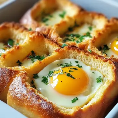 Savory Egg in a Hole Bake: A Breakfast Dream Come True 10 Egg in a Hole Bake