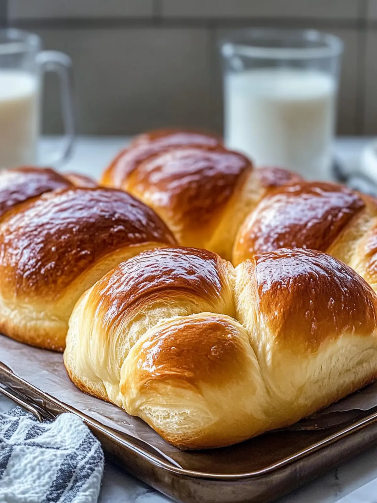 Deliciously Soft Milk Brioche Recipe for Homemade Bliss 2 Milk Brioche