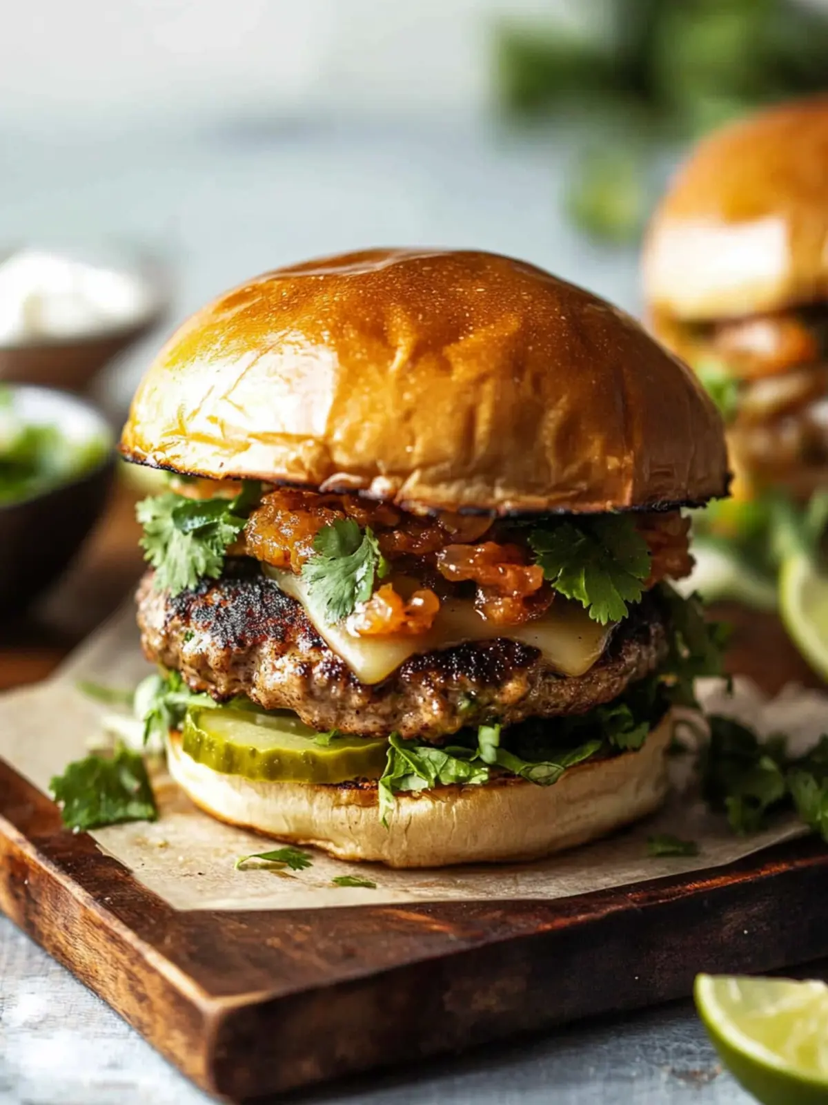 Cajun-Spiced Cilantro Burger That Will Ignite Your Taste Buds 2 Cajun-Spiced Cilantro Burger