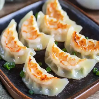 Irresistible Shrimp Gyoza: A Crispy Homemade Delight 9 Shrimp Gyoza