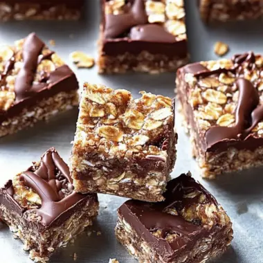 Delicious No Bake Chocolate Oatmeal Bars You'll Crave 10 Chocolate Oatmeal Bars