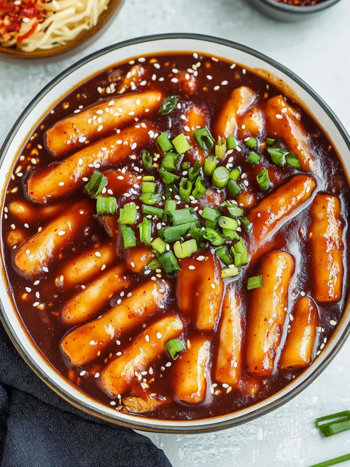 Mouthwatering Jajang Tteokbokki: A Chewy Korean Delight 5 Jajang Tteokbokki