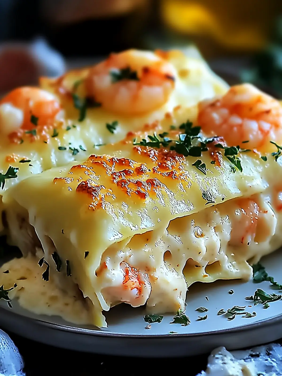 Decadent Shrimp & Crab Alfredo Lasagna Roll-Ups Recipe 4 Shrimp & Crab Alfredo Lasagna Roll-Ups