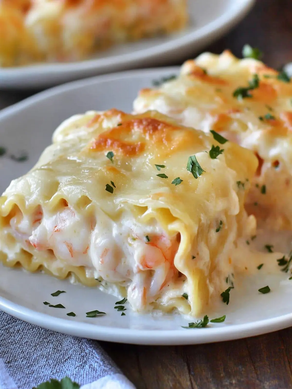 Delicious Shrimp & Crab Alfredo Lasagna Roll-Ups to Impress 5 Shrimp & Crab Alfredo Lasagna Roll-Ups
