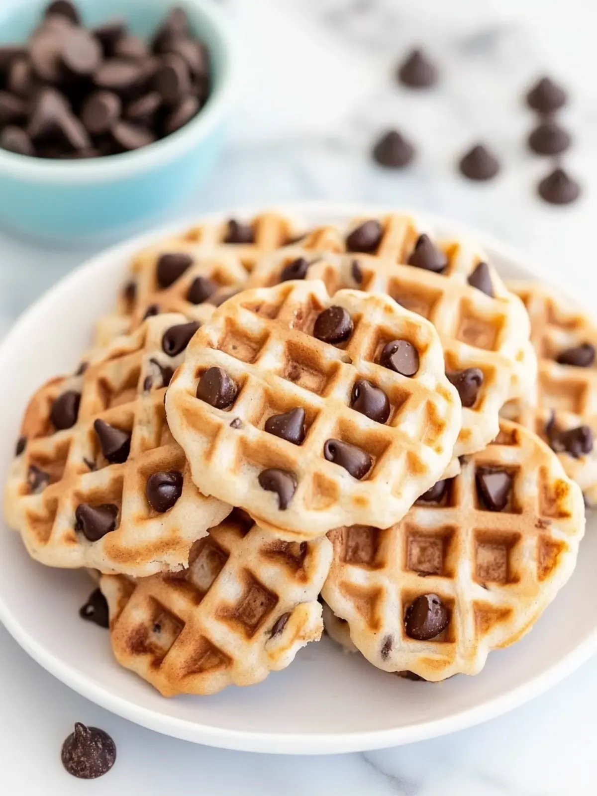 Deliciously Fun Chocolate Chip Waffle Cookies to Make Today 5 Chocolate Chip Waffle Cookies