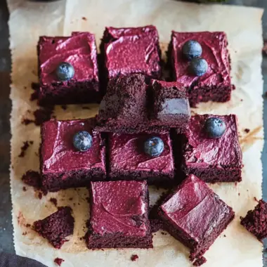 Decadent Beetroot Brownies with Creamy Chocolate Avocado Frosting 9 Beetroot Brownies with Chocolate Avocado Frosting