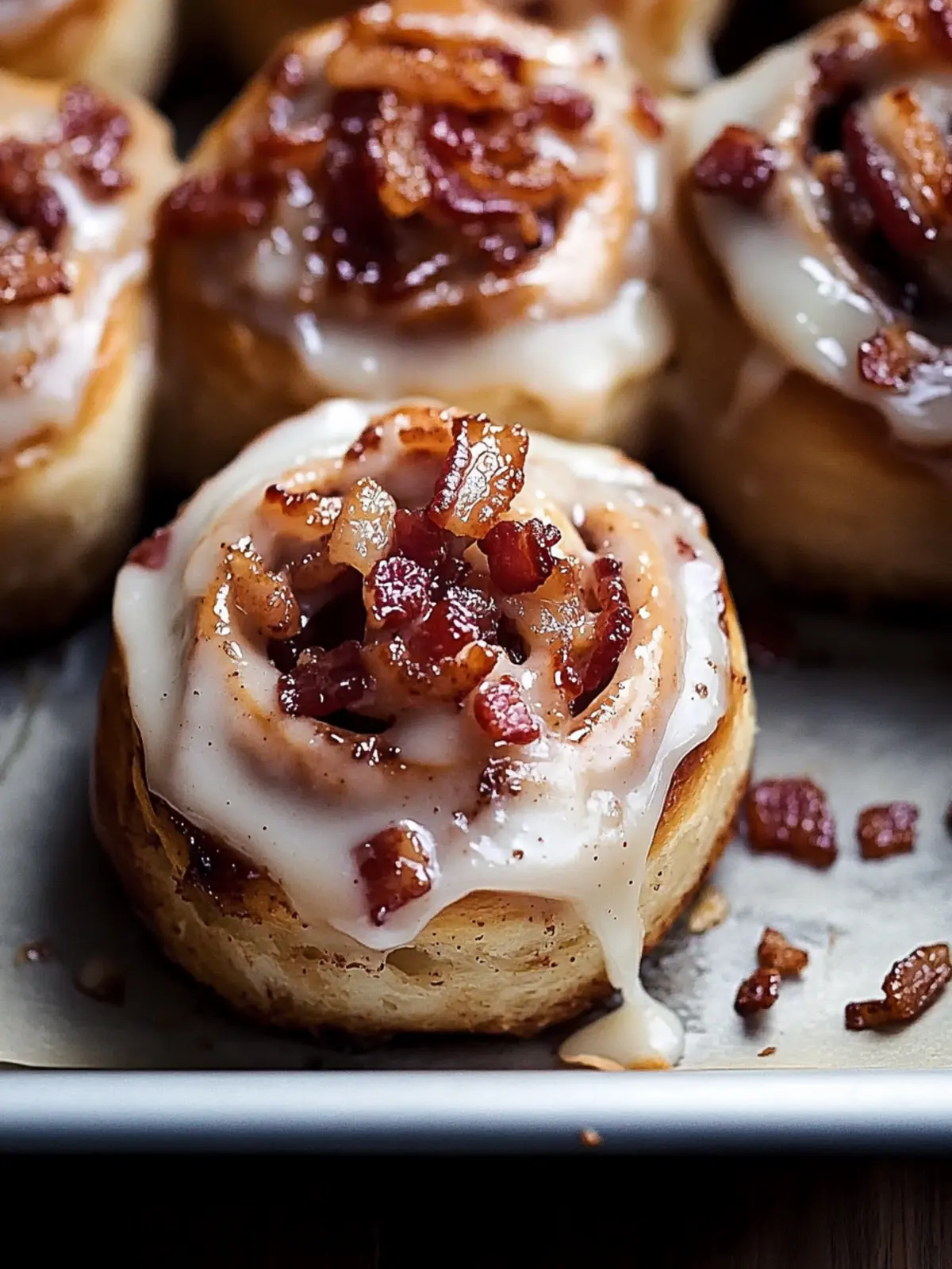 Indulge in Bourbon Maple Bacon Cinnamon Rolls You Can't Resist 2 Bourbon Maple Bacon Cinnamon Rolls