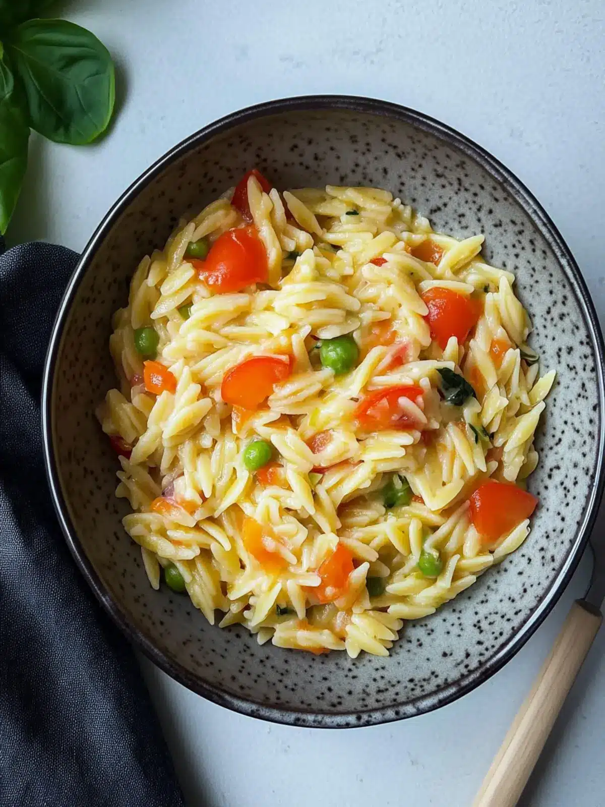 Creamy Veggie Orzo: A Quick Comfort Meal for Any Night 2 Veggie Orzo