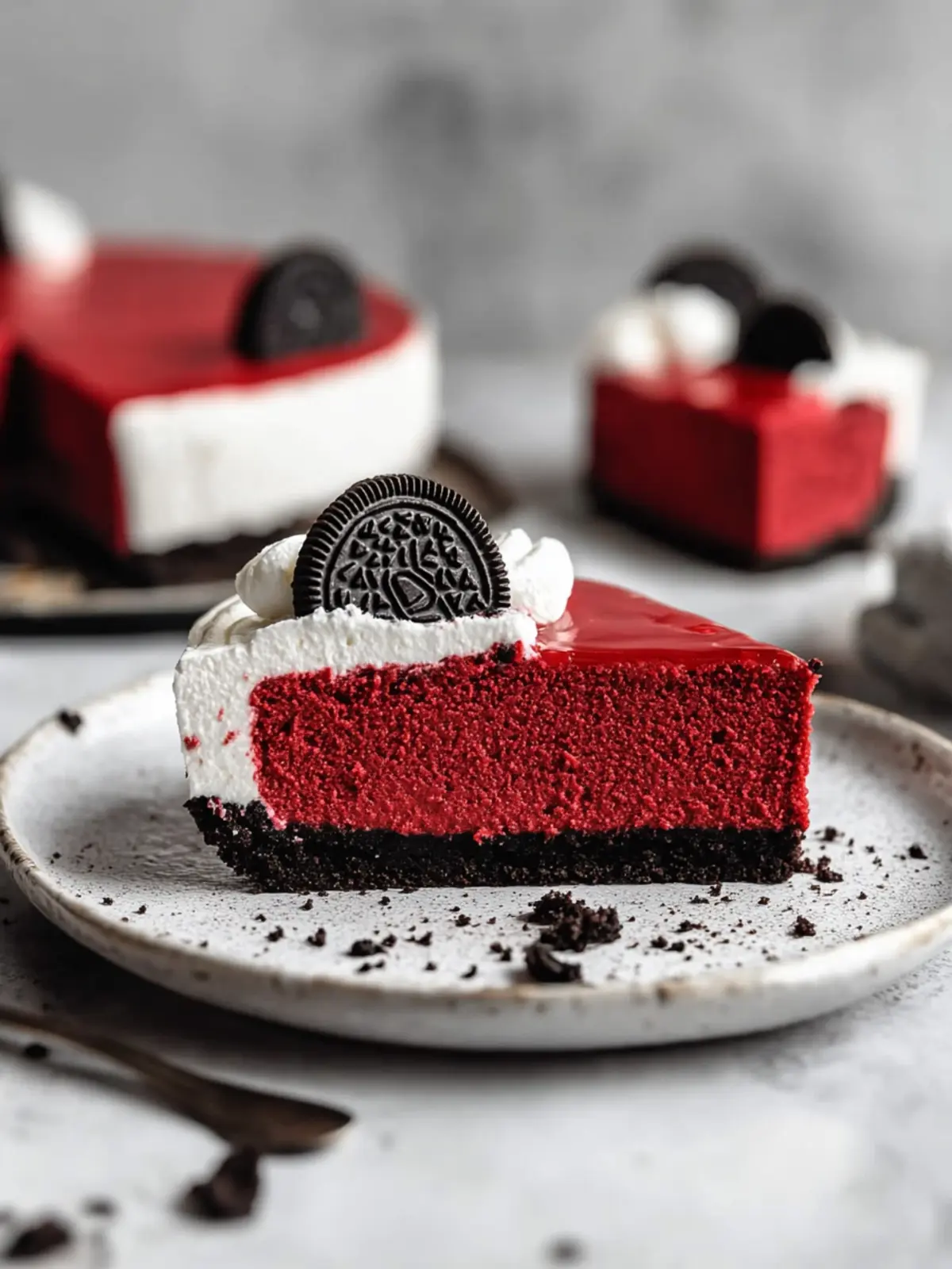Decadent Red Velvet Cheesecake with Oreo Crust You’ll Love 5 Red Velvet Cheesecake with Oreo Crust