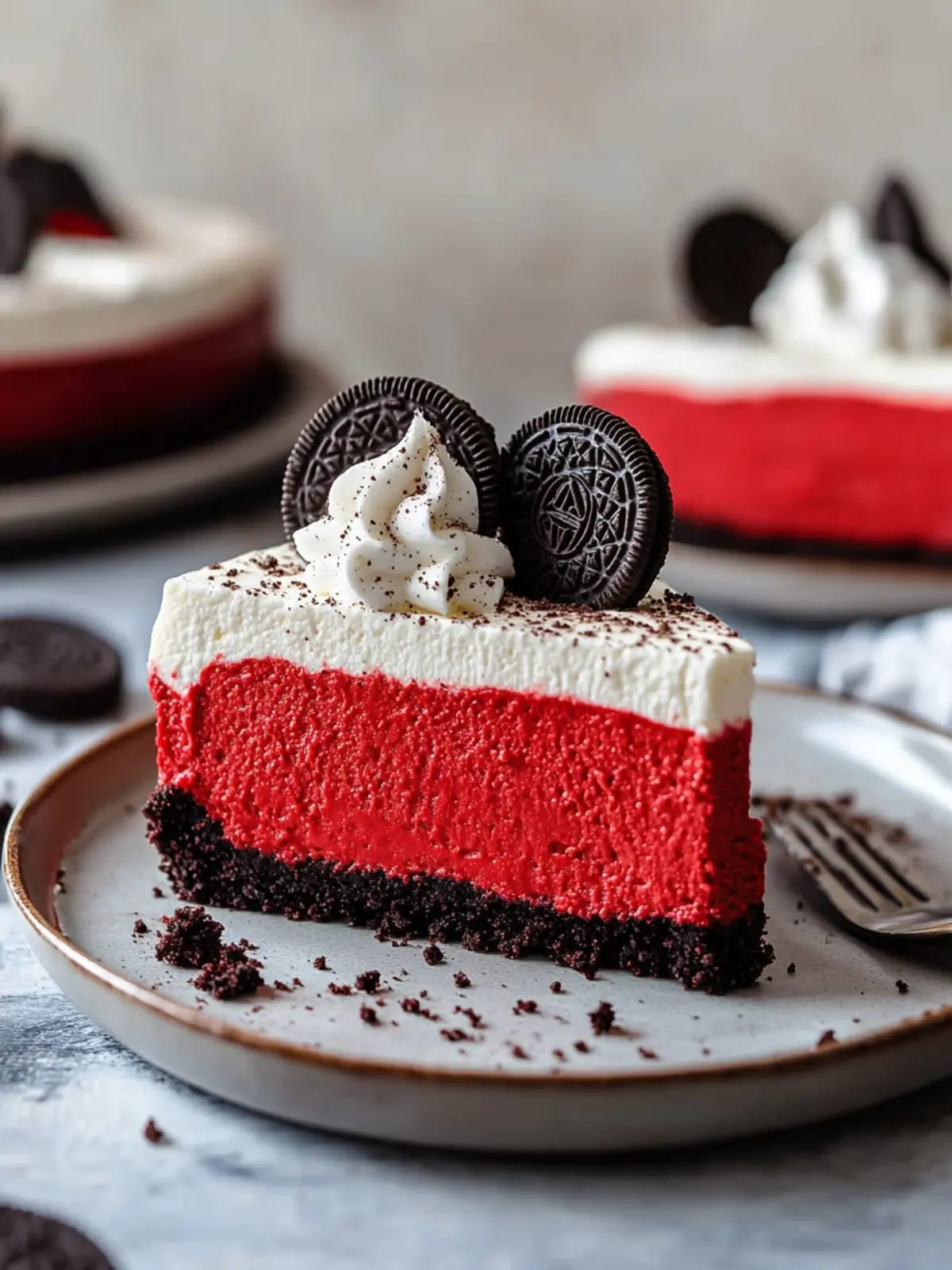 Decadent Red Velvet Cheesecake with Oreo Crust You’ll Love 3 Red Velvet Cheesecake with Oreo Crust