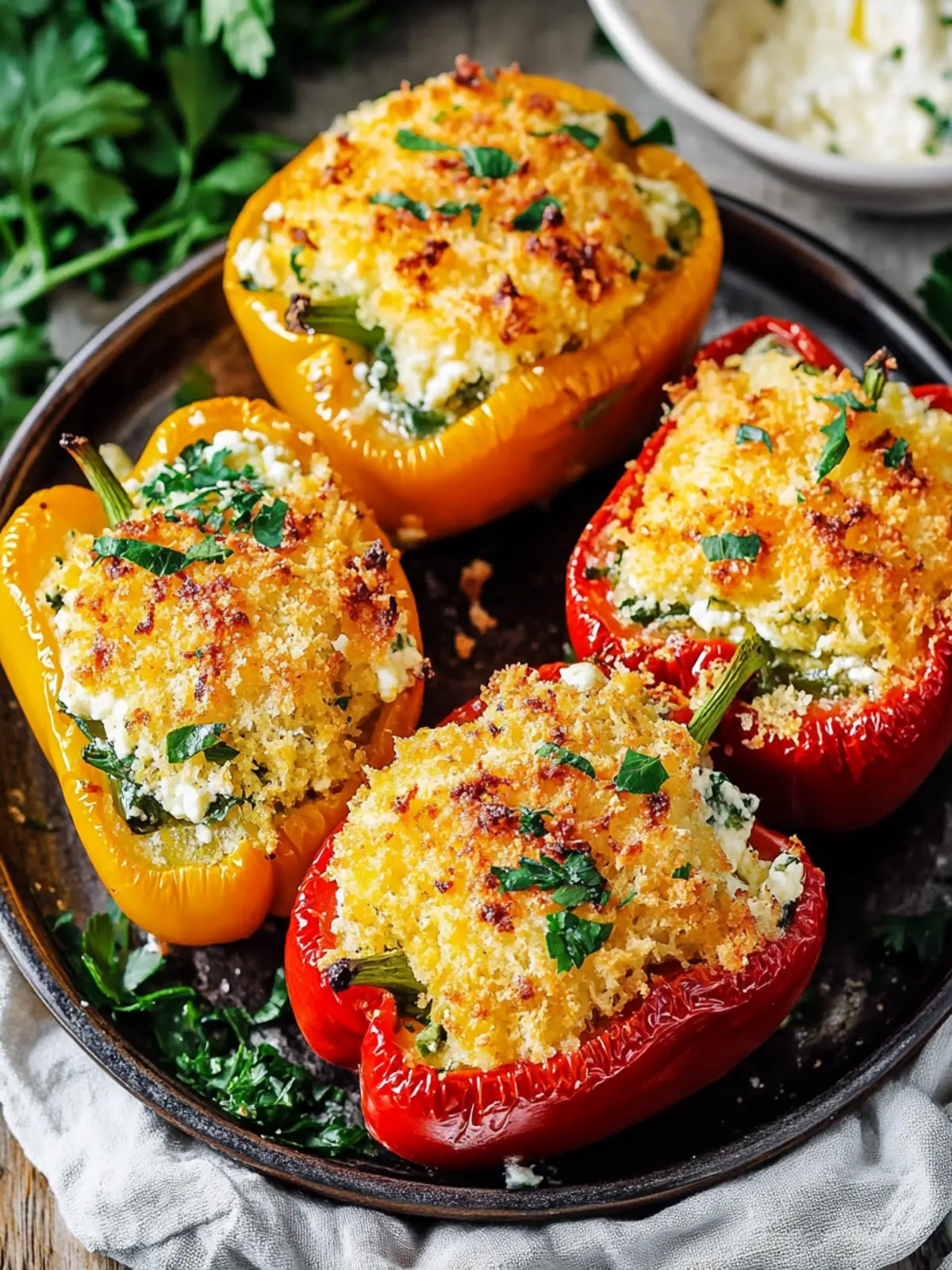 Delicious Tuscan Ricotta Stuffed Peppers for Cozy Nights 5 Tuscan Ricotta Stuffed Peppers