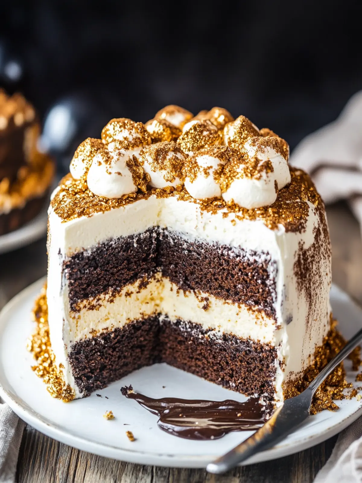 Irresistible S'mores Cake: A Campfire Treat at Home 3 S’mores Cake