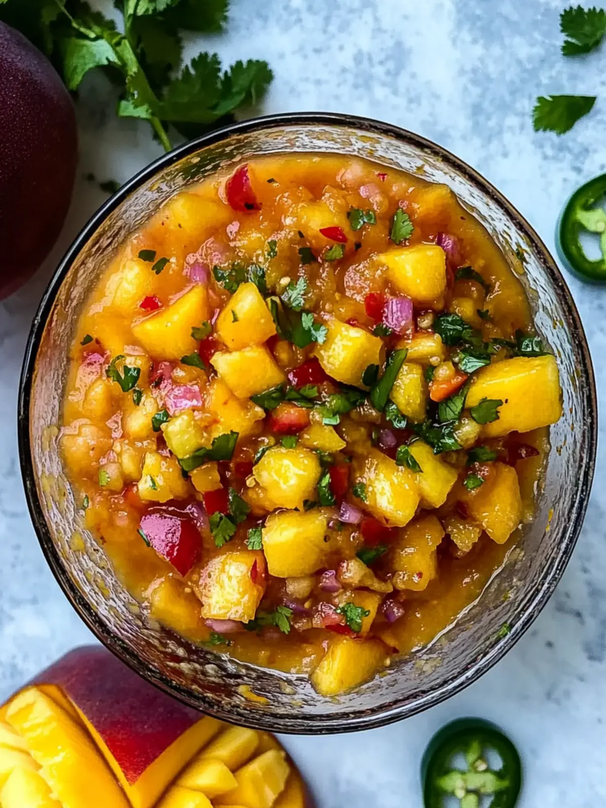 Fresh Peach Salsa with Mango and Jalapeño for Summer Fun 3 Peach Salsa with Mango and Jalapeño