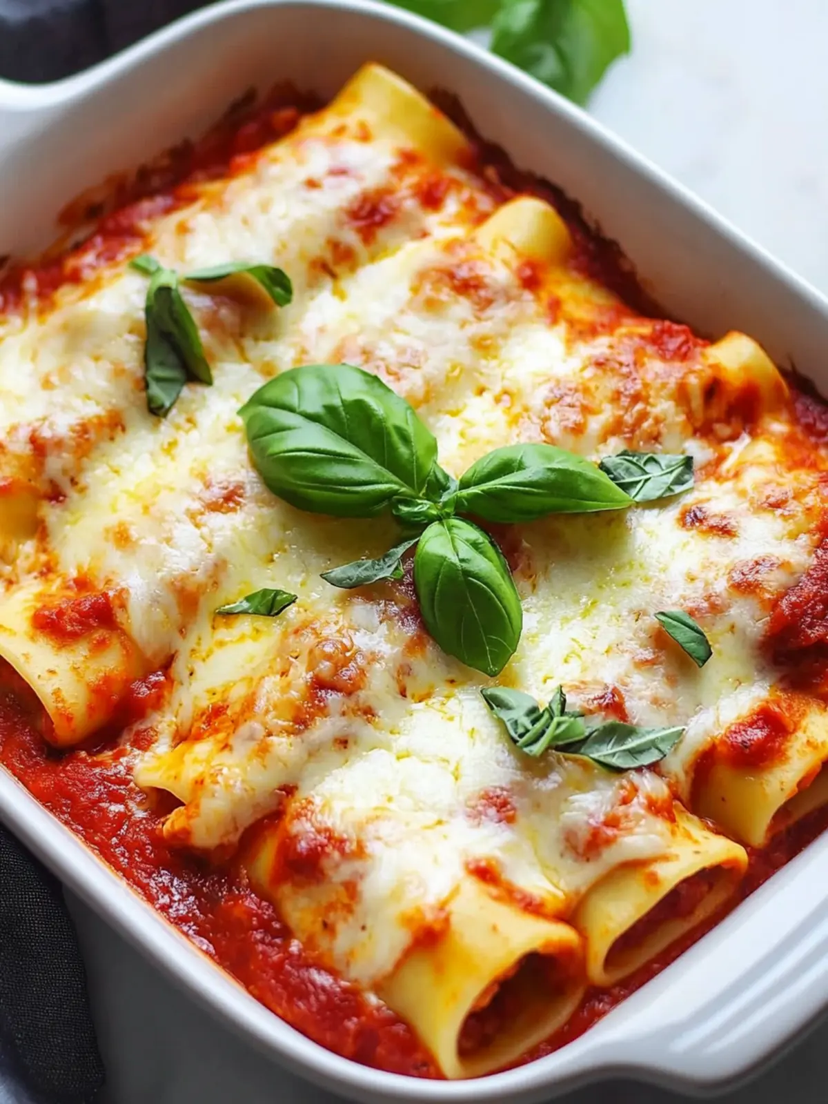 Irresistible Manicotti: A Comforting Homemade Delight 5 Manicotti