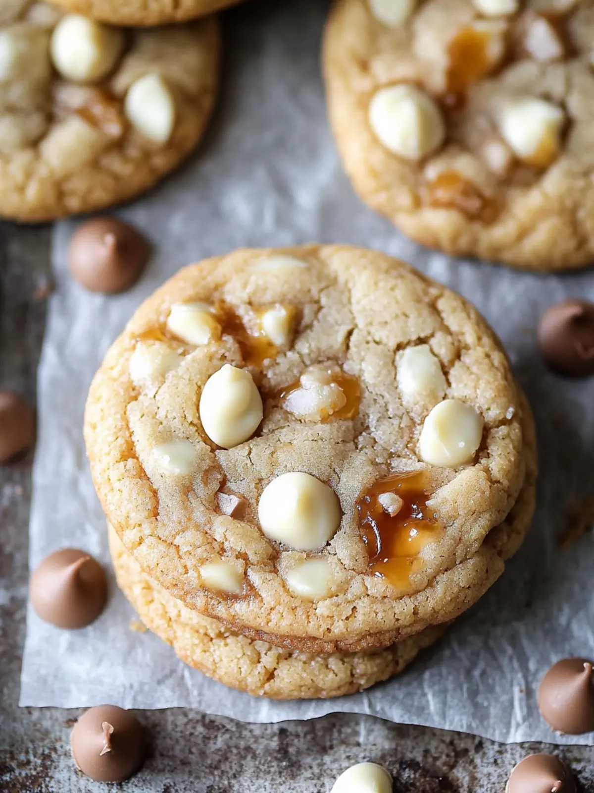 Indulge in Salted Caramel White Chocolate Cookies Today 2 Salted Caramel White Chocolate Cookies