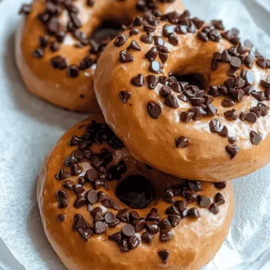 Delicious Air Fryer Chocolate Chip Bagels in Just 21 Minutes 9 Air Fryer Chocolate Chip Bagels