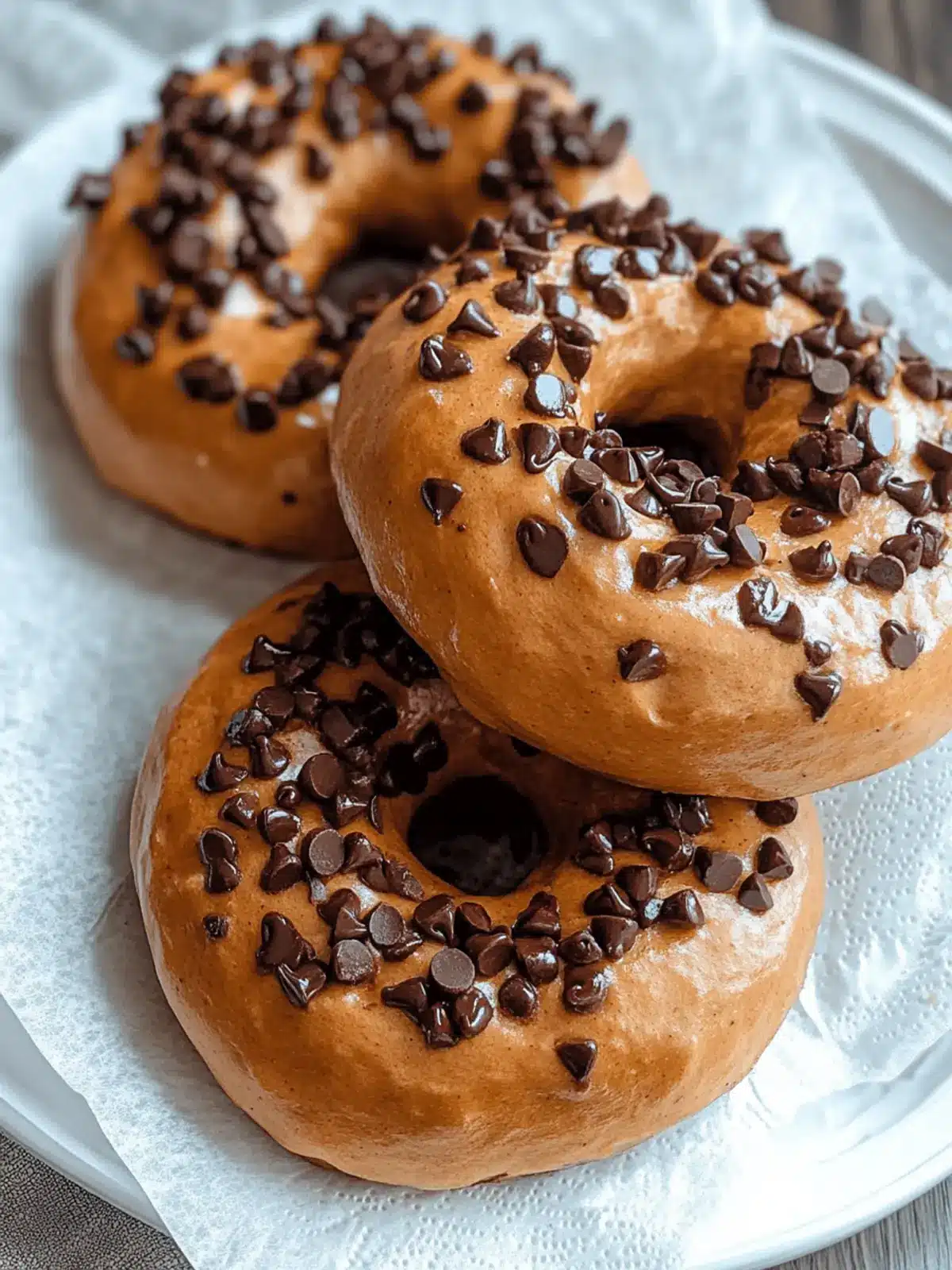 Delicious Air Fryer Chocolate Chip Bagels in Just 21 Minutes 5 Air Fryer Chocolate Chip Bagels