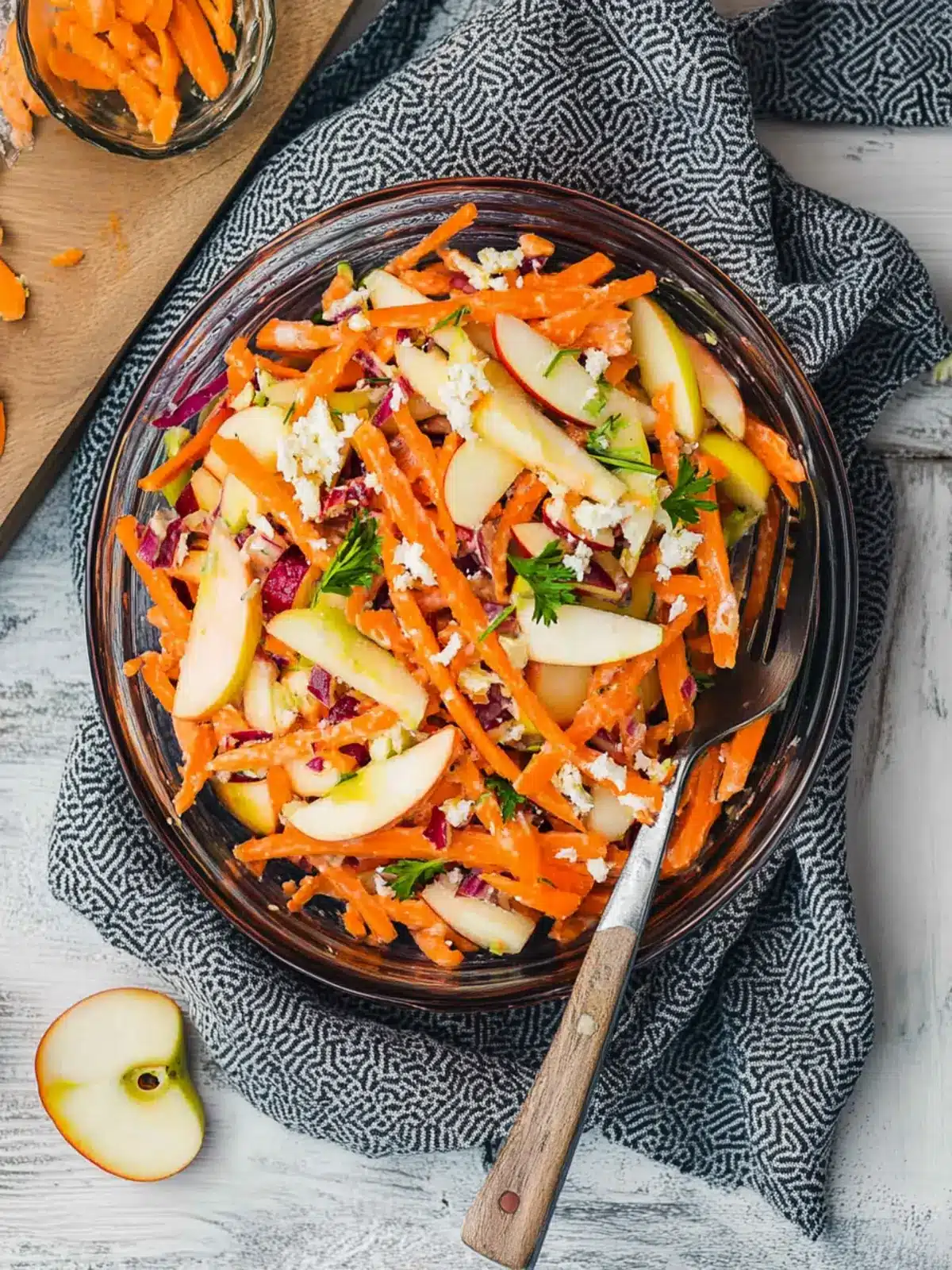 Bright and Crunchy Carrot Apple Salad for Refreshing Delights 5 Carrot Apple Salad