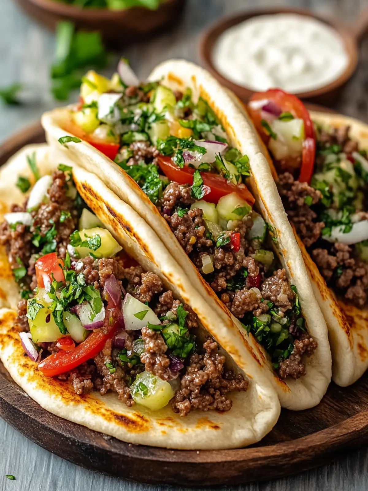 Savory Mediterranean Ground Beef Pita Pockets You'll Love 4 Mediterranean Ground Beef Pita Pockets
