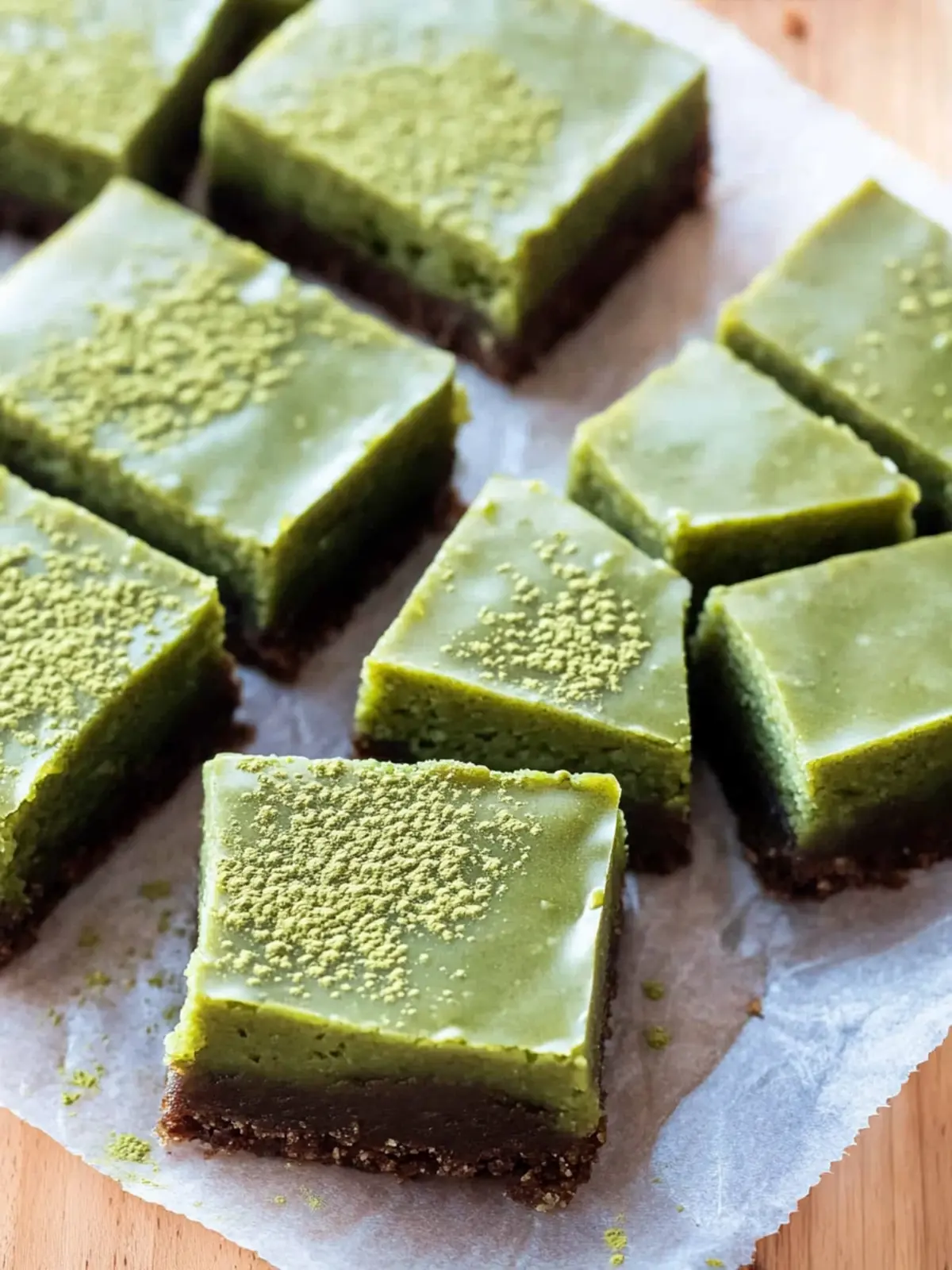 Delicious Matcha Mochi Brownies for a Unique Sweet Treat 3 Matcha Mochi Brownies