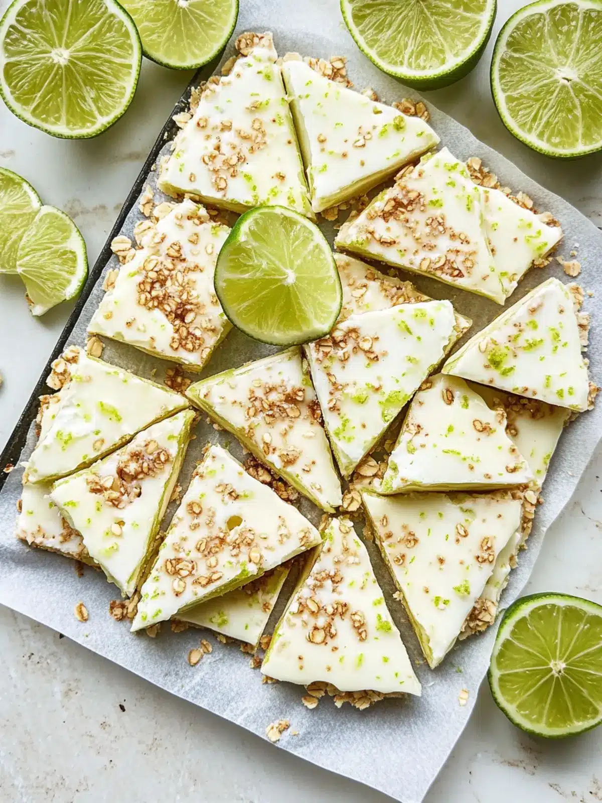 Delicious Key Lime Pie Yogurt Bark for a Guilt-Free Treat 5 Key Lime Pie Yogurt Bark