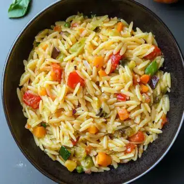 Creamy Veggie Orzo: A Quick Comfort Meal for Any Night 9 Veggie Orzo