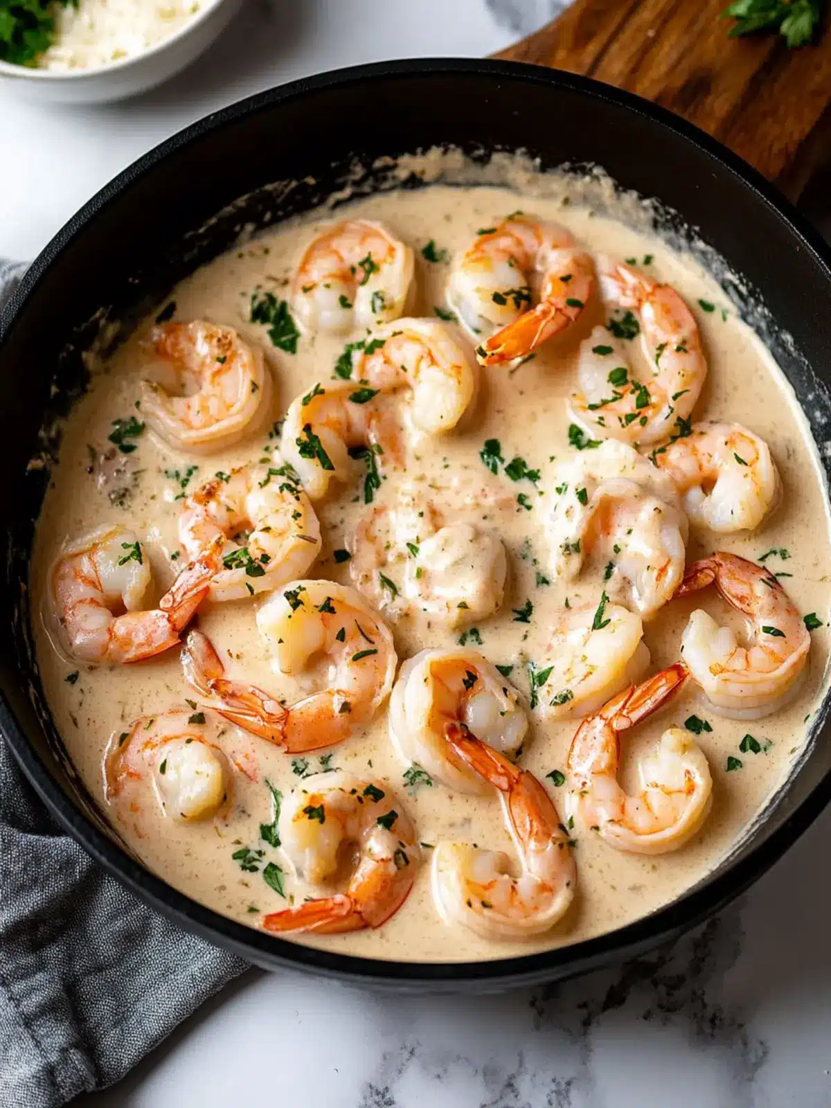 Creamy Garlic Shrimp: Quick Delight for Busy Weeknights 2 Creamy Garlic Shrimp
