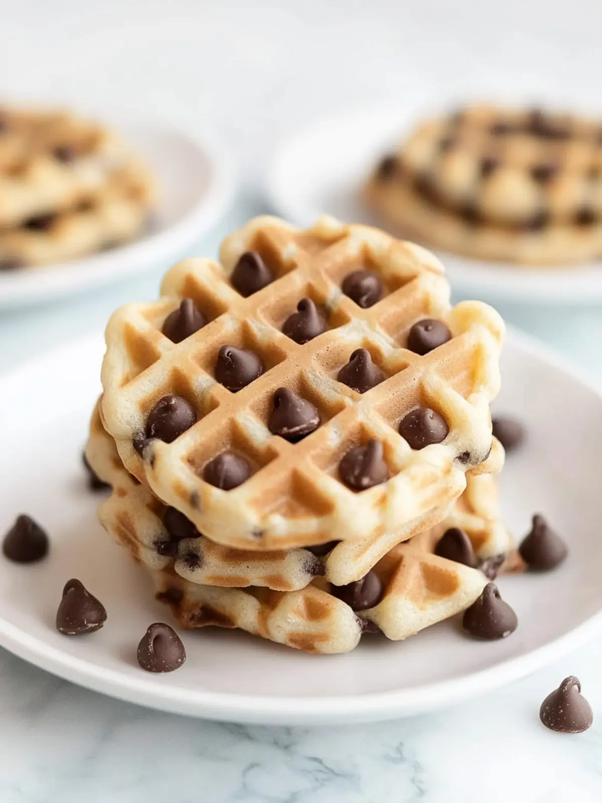 Deliciously Fun Chocolate Chip Waffle Cookies to Make Today 2 Chocolate Chip Waffle Cookies
