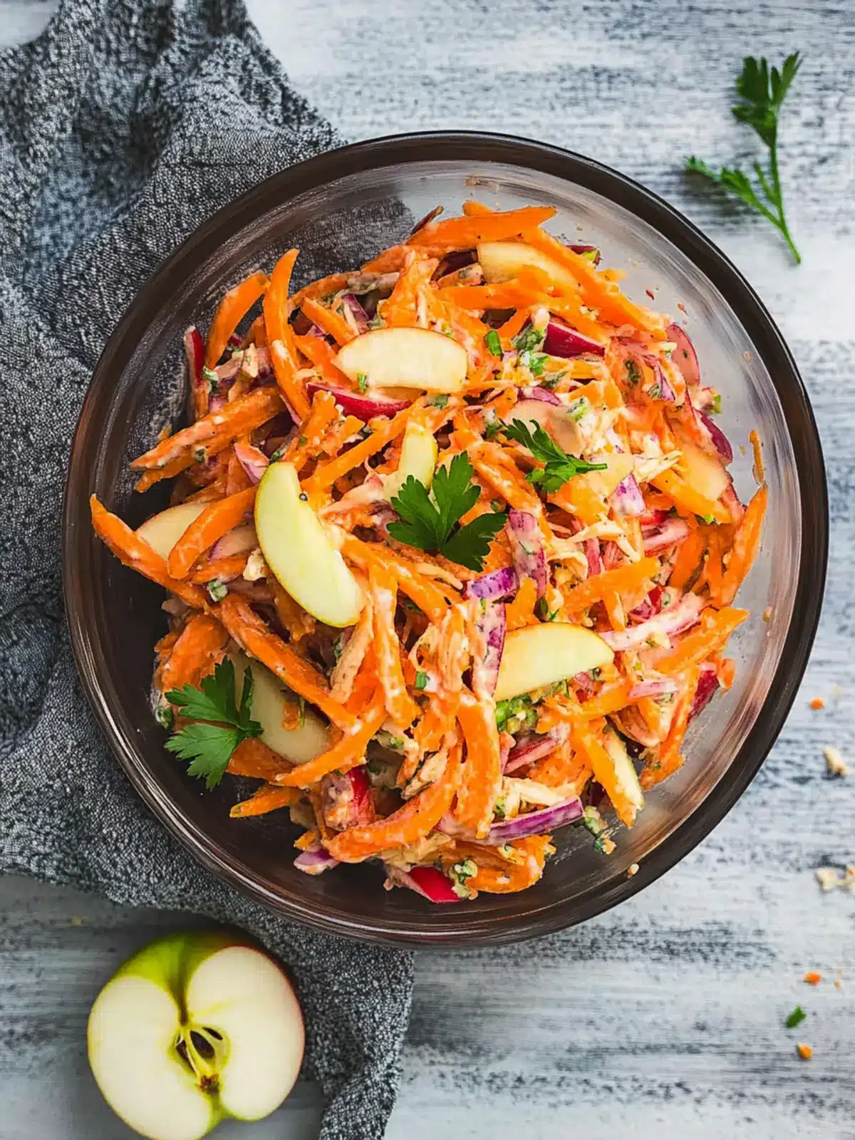 Bright and Crunchy Carrot Apple Salad for Refreshing Delights 3 Carrot Apple Salad