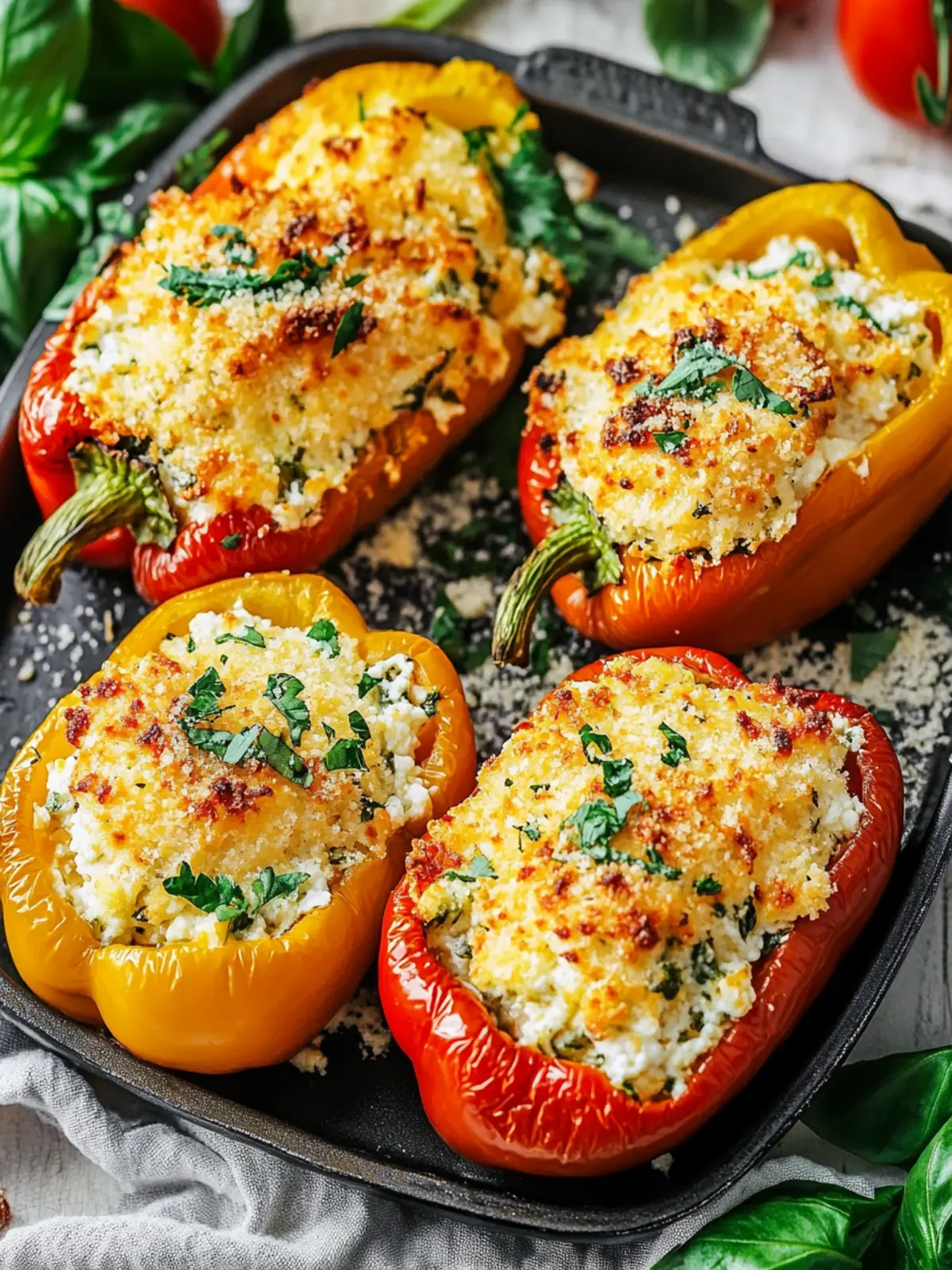 Delicious Tuscan Ricotta Stuffed Peppers for Cozy Nights 2 Tuscan Ricotta Stuffed Peppers