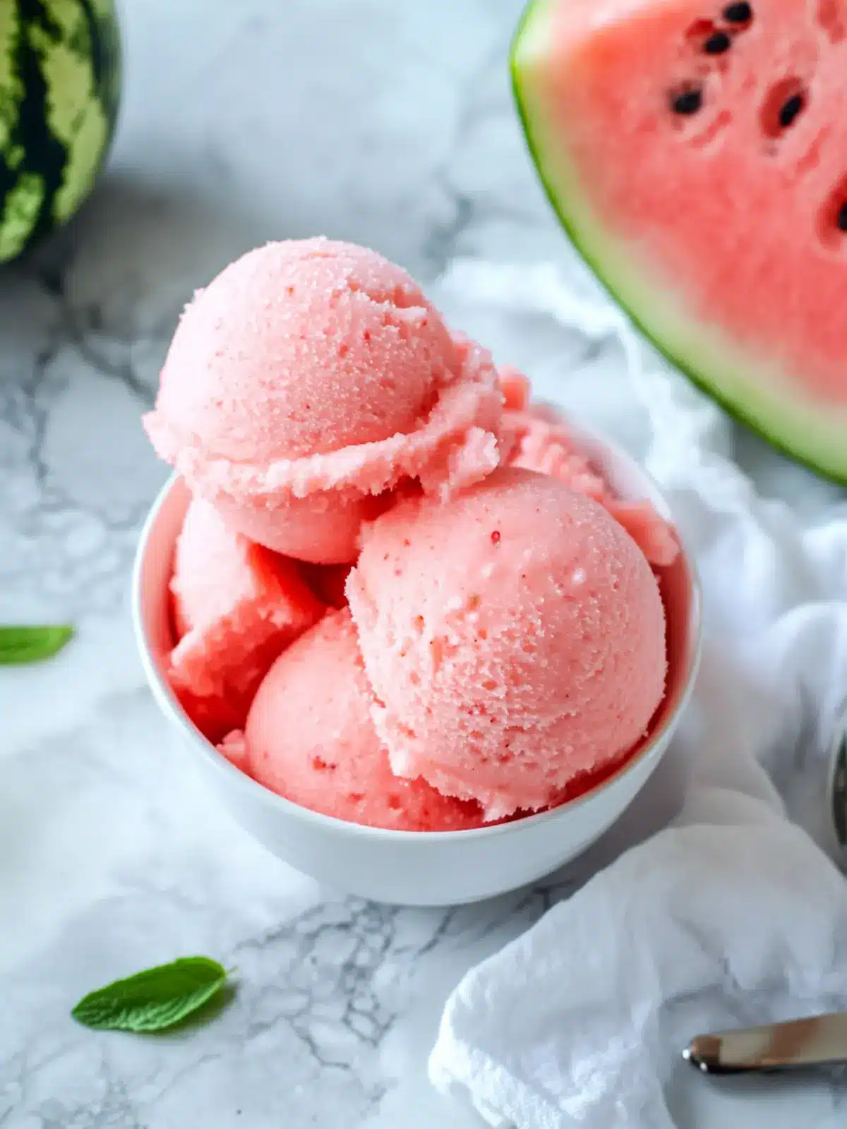 Delightful Watermelon Sorbet That's Easy and Refreshing 4 Watermelon Sorbet