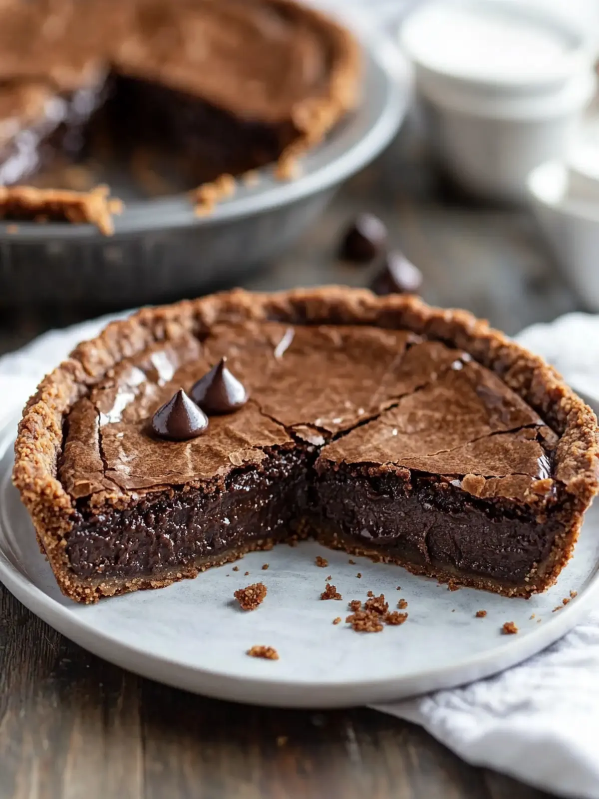 Satisfy Your Cravings with Gooey Brownie Pie Delight 3 Gooey Brownie Pie